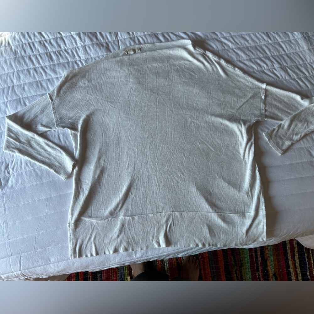 We The Free Ribbed‎ White Top